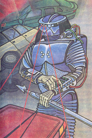 Illustration for article titled Predator teams up with the Ninja Turtles in deranged Russian children's books